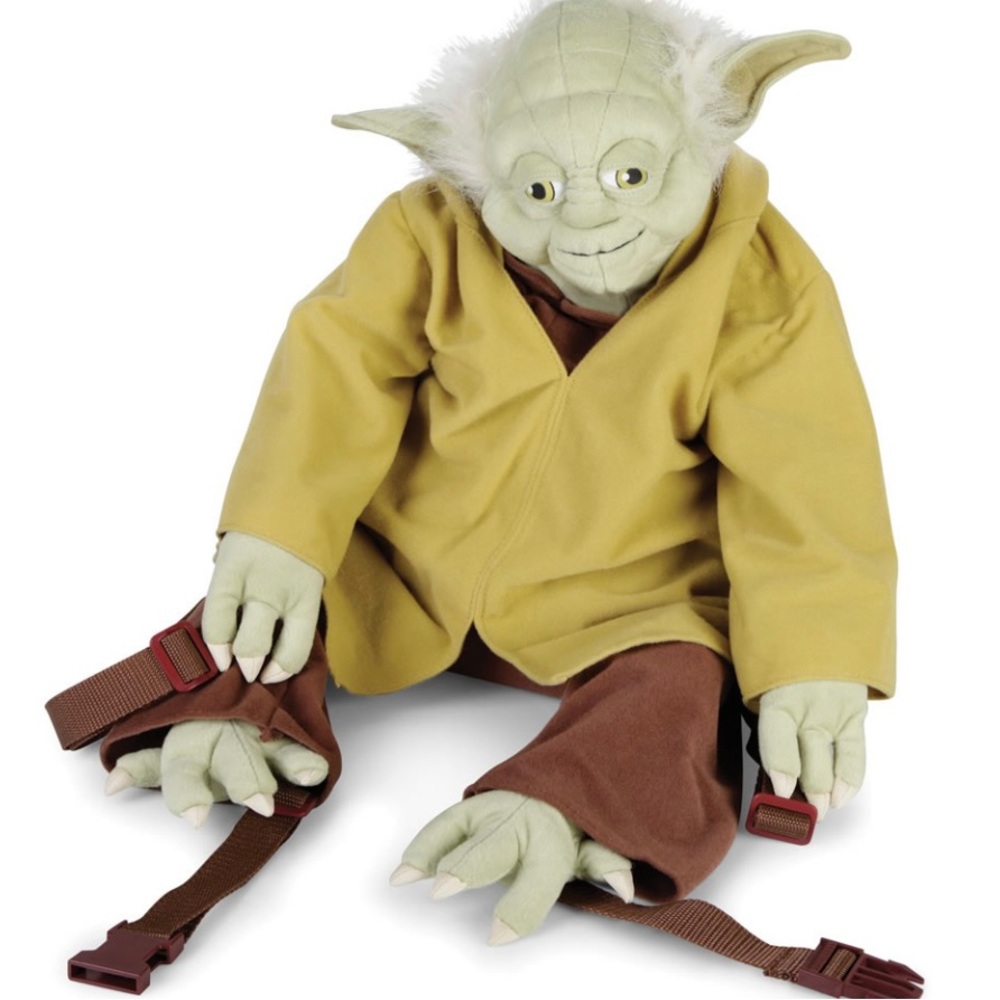 Star Wars Lucas Films Yoda 24" Backpack So realistic a super cute companion 🥰 - Picture 6 of 13